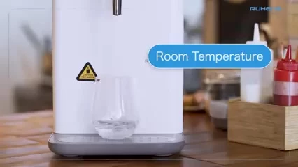 6bb54da9a52114bf48db157b8d860801.webp Korea RUHENS Tankless Instant Heating Direct Chilling ECO mode System Water Dispenser