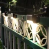 Solar Outdoor Courtyard Lamp Stair Wall Lamp Step Lamp LED Guide Lamp Waterproof Lighting Wall Light Fence Light