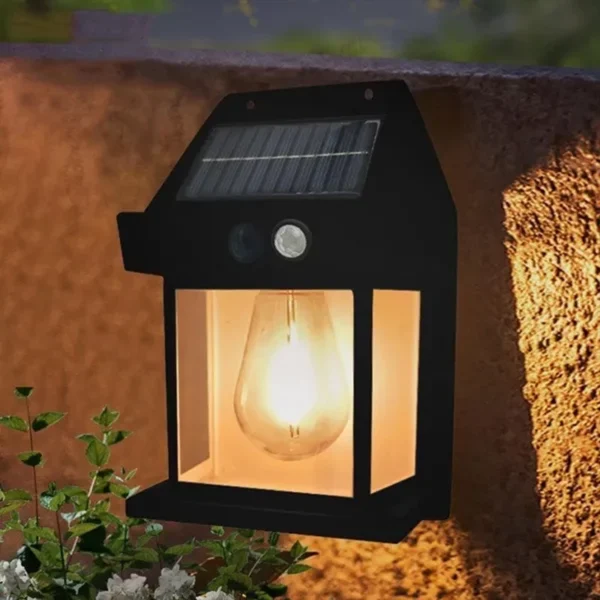 Solar Tungsten wall light 3 modes Induction Lamp Waterproof Solar sensor light Super bright Villa Garden Lights Yard Patio Fence Lamps