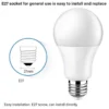 E27 interface 5W 7W 9W 12W white warm Tri color energy saving LED bulb spherical bulb