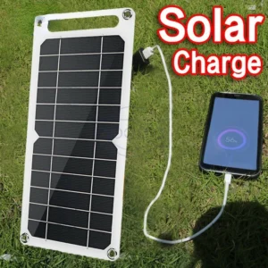 6W Solar Panel Portable USB Soalr Power Charger Outdoor Camping Hiking Phone Charger