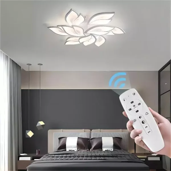 Modern LED pendant lights  flower leaf shaped pendant lights  exquisite bedroom star pendant lights  living room pendant lights