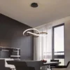 Modern LED pendant lights  circular pendant lights  dining room LED lights  living room and bedroom lights