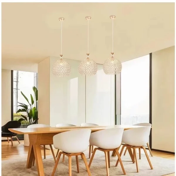Nordic circular dining room pendant light  living room ceiling pendant light  staircase pendant light  home bedroom light  corridor pendant light