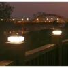 Solar LED Gate Post Ambient Lamp Outdoor Lawn  Garden Yard Balcony Stairs Terrace Fence Path Decor Wall Light Waterproof