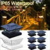 Solar Post Light Simple Installation High Brightness Auto on Off Solar Lamp Outdoor Garden Yard Step Stairs Retro Style Decorative Landscape Light Waterproof