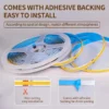 my-11134207-7rasc-mchieag54xs34e.webp DC24V COB LED Strip Light 5M 10M 360LEDs Power Supply Flexible High Density LED Backlight decorative Lamp Tape TV Room