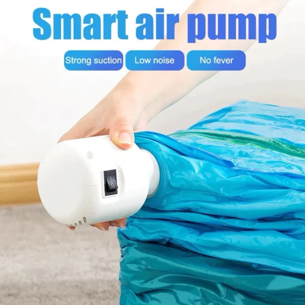 Electric strong vacuum bag electric air compression pump travel storage bag vacuum bag air pump mini vacuum sealer