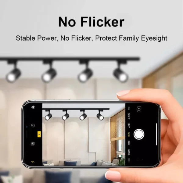 Track Light LED Spotlight Furniture Showroom COB Track Light Super Bright Spotlight