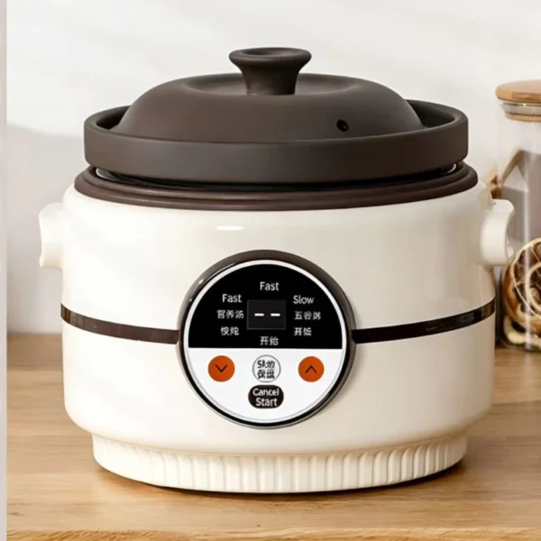 my-11134207-820lc-mi1pv05fhptsb2.webp Fully Automatic Home Stew Cooker Large Capacity Electric Clay Pot Multi Functional Health Pot