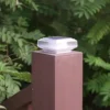 Solar LED Gate Post Ambient Lamp Outdoor Lawn  Garden Yard Balcony Stairs Terrace Fence Path Decor Wall Light Waterproof