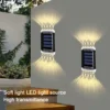 Solar Light Waterproof Solar Wall Lamp Outdoor Wall Light for Courtyard Street Landscape Garden Decor Lampu Dinding