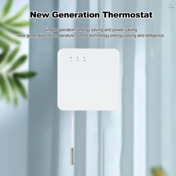16A Smart Radiator Thermostat Temperature Controller with Six Heating Modes 90 250V Electric Heating Control Support Electricity Metering Window Function