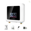 sg-11134201-7rdx9-m0mvpbw2wqswfa.webp Instant Water Heater 7500W Mini Electric Tankless Water Heater Wall Mounted LED Display Support Thermostat Mode Power Adjustment for Home Kitchen Bathroom