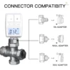 sg-11134275-7rfex-m9qtwg29v1p559.webp ZigBee Radiator Thermostat Heating Temperature Controller ZigBee 3 0 TRV Temperature Control Gauge Thermostatic Radiator Valve Intelligent Mobilephone APP Control Voice