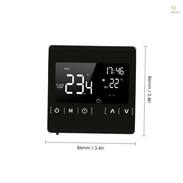 sg-11134275-7rfgu-m9qu4eq0g3zg1d.webp Smart LCD Touchscreen Thermostat for Home Programmable Electric Floor Heating System Thermoregulator AC 85 250V Temperature Controller