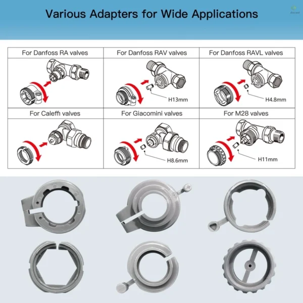 sg-11134275-7rfhd-m9qtraezj7o19a.webp Zigbee Thermostatic Radiator Valves Intelligent Wireless Mobilephone App Control Home Heating Thermostat Temperature Controller Radiator Thermostat